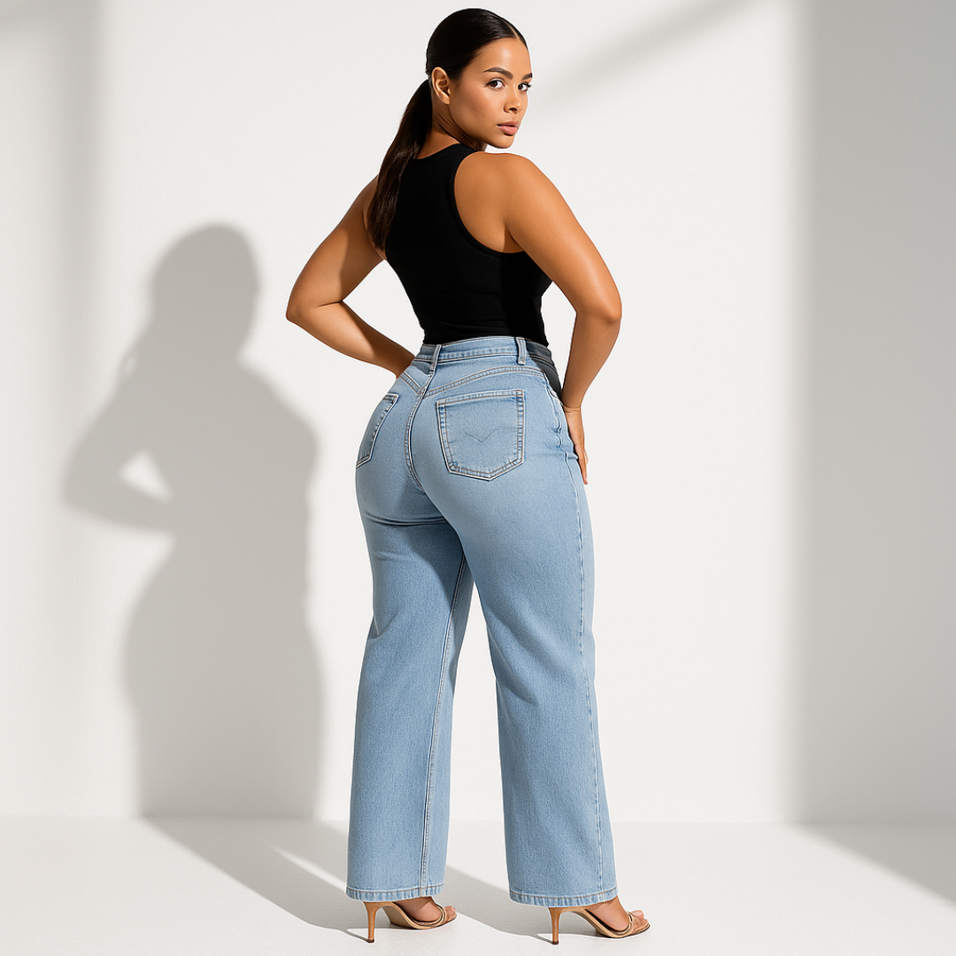 Sanflori® Mid-low Rise Stretch Jeans